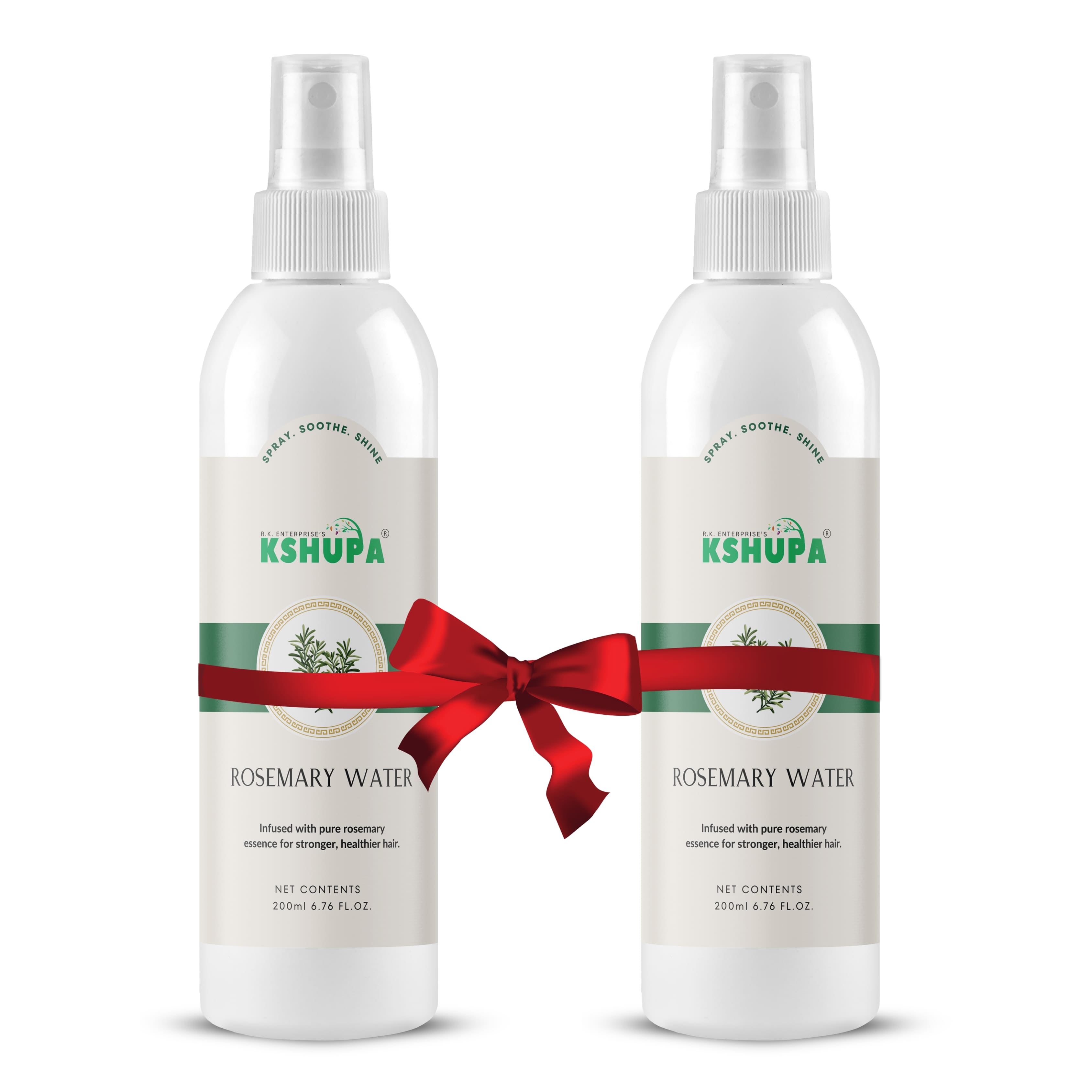 ROSEMARY WATER | Pack of 2 (200ml x 2) | Daily Scalp Mist for Hair Growth & Freshness