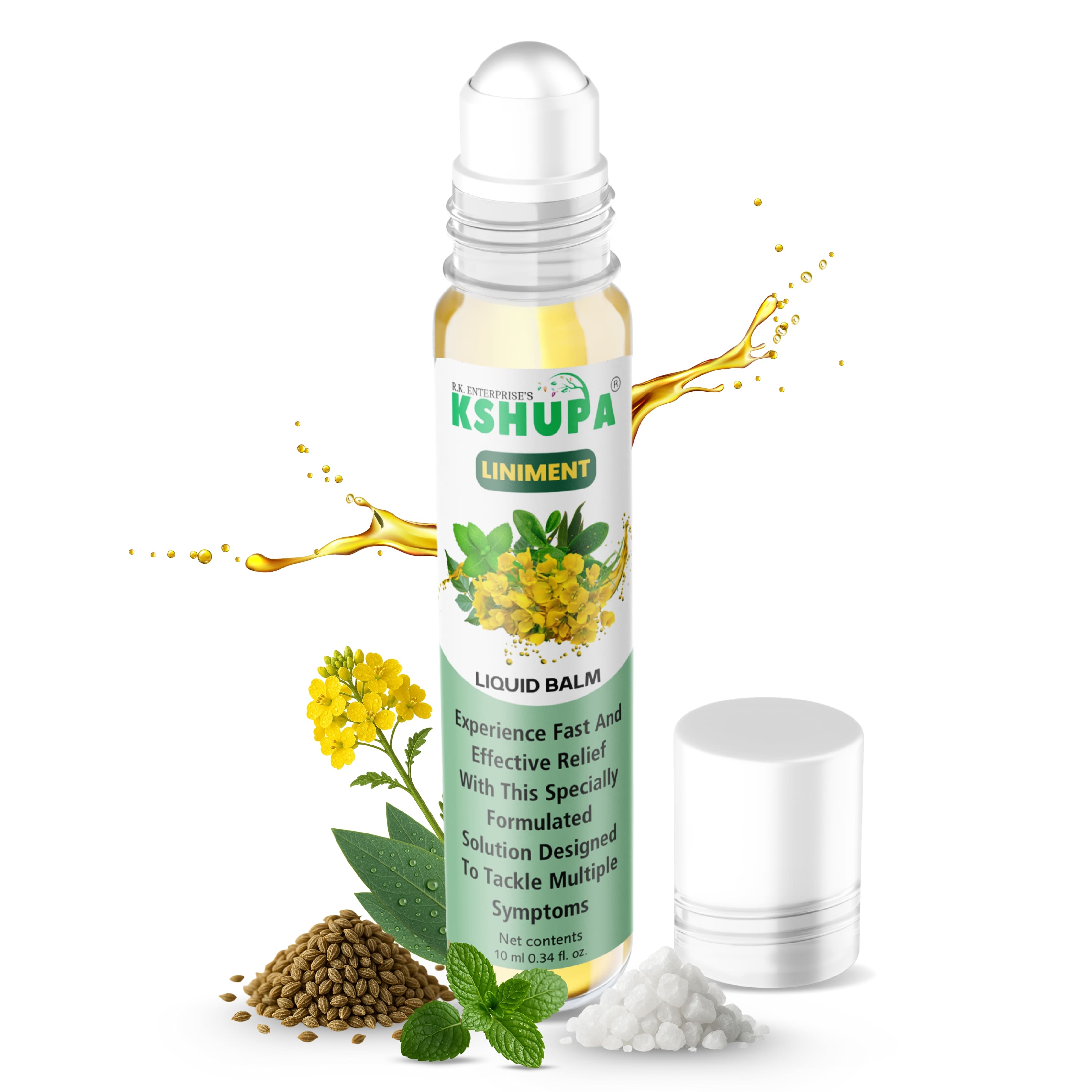 PAIN RELIEF LIQUID BALM | Instant Relief from Headache, Cold & Body Pain